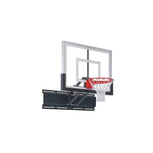  First Team UniChamp II Steel-Acrylic Adjustable Wall Mounted Basketball System44; Royal Blue
