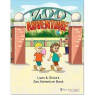 Personalized Children’s Zoo Adventure Book with Customized Kid’s Name, Hair Color, Gender, and More | First Time Books
