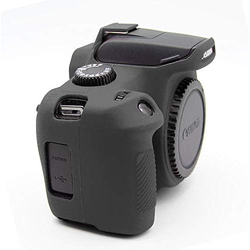  First2savvv Rubber Camera Case Bag Full Cover for Canon EOS 4000D Rebel T100 3000D XJPT-4000D-S01