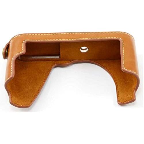  First2savvv Leather Half Camera Case Bag Cover Base for Leica CL+ Cleaning Cloth XJD-Leica CL-D09