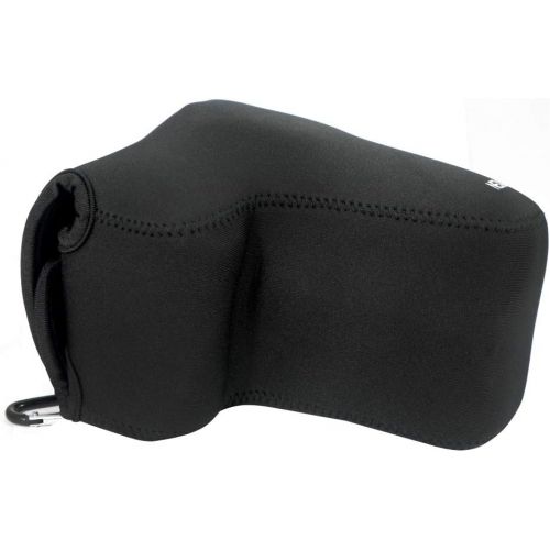  First2savvv Neoprene Camera Case Bag for Canon EOS Rebel T7 T7i T100 SL3 SL2 SL1 T6 T6S T6i T5 T5i T3i T3 T4i T2i T1i XS XSi XT with 18-135mm Lens QSL-SLRS-C-C01