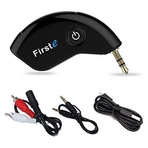  [아마존베스트]-Service-Informationen FirstE Portable Wireless Bluetooth Transmitter Connects to TV and 3.5mm Aux Audio Devices