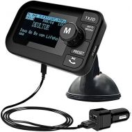 [아마존베스트]-Service-Informationen FirstE Car DAB/DAB + Radio Adapter Portable Crystal Digital Sound FM Transmitter, 2.4 Inch TFT Colour Display Bluetooth Receiver - Handsfree Call/TF Card Play/Dual USB Car Charger/
