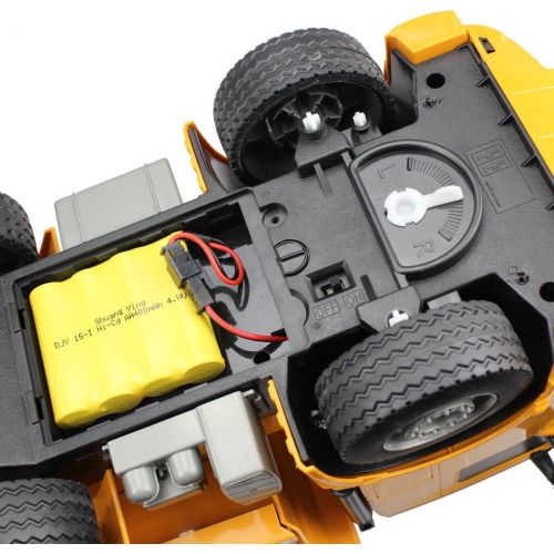  [아마존핫딜][아마존 핫딜] Fisca fisca Remote Control Truck 6 Channel 2.4Ghz RC Dump Truck Authorized by Mercedes-Benz Construction Vehicle Toy Machine Model with LED Lights and Simulation Sound for Kids