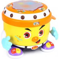 [아마존핫딜][아마존 핫딜] Fisca fisca Baby Musical Drum Toys, Learning Educational Toy for Baby & Toddler - Electronic Drum Instruments Set with Lights for 1 2 3 Year Old Boys and Girls