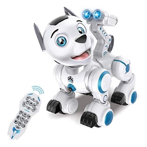  [아마존베스트]Fisca fisca Remote Control Robotic Dog RC Interactive Intelligent Walking Dancing Programmable Robot Puppy Toys Electronic Pets with Light and Sound for Kids Boys Girls Age 6, 7, 8, 9, 1