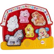 Fisher-Price Toddler Shape Sorting Toy Laugh & Learn Farm Animal Puzzle with Music & Sounds for Kids Ages 1+ Years?