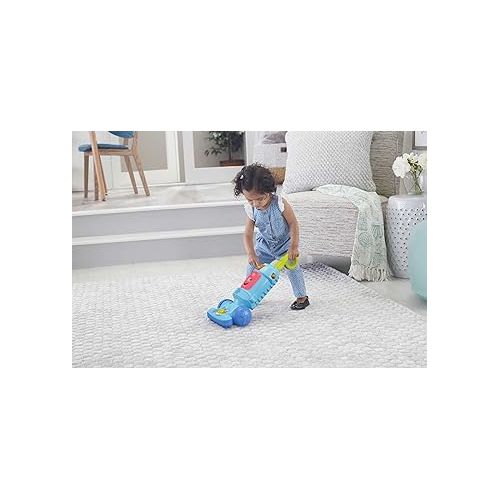 피셔프라이스 Fisher-Price Toddler Toy Laugh & Learn Light-Up Learning Vacuum Musical Push Along for Pretend Play Infants Ages 1+ Years?