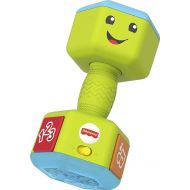 Fisher-Price Baby & Toddler Toy Laugh & Learn Countin’ Reps Dumbbell Rattle with Learning Lights & Music for Infants Ages 6+ Months?