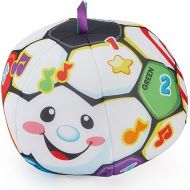 Fisher-Price Laugh & Learn Baby to Toddler Toy Singin’ Soccer Ball Plush with Music & Educational Phrases for Ages 6+ Months (Amazon Exclusive)