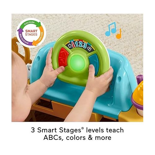 피셔프라이스 Fisher-Price Baby to Toddler Learning Toy 2-in-1 Servin’ Up Fun Jumperoo Activity Center with Music Lights and Shape Sorting Puzzle Play