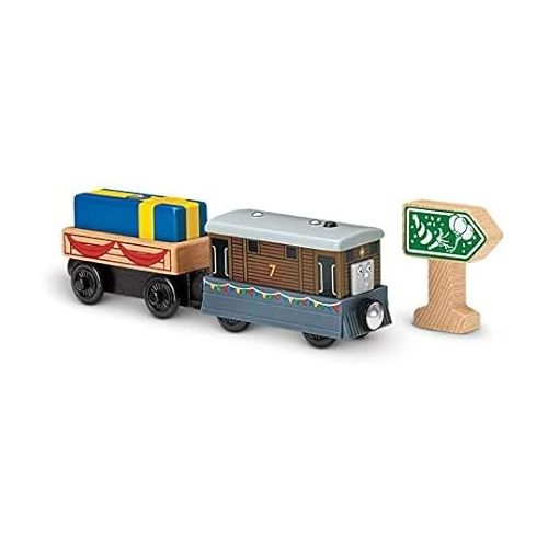 피셔프라이스 Fisher-Price Thomas & Friends Wood Birthday Surprise Toby Accessory Pack