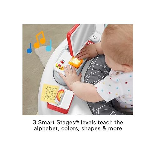 피셔프라이스 Fisher-Price Baby to Toddler Learning Toy 2-in-1 Like a Boss Activity Center and Play Table with Lights Music and Sounds