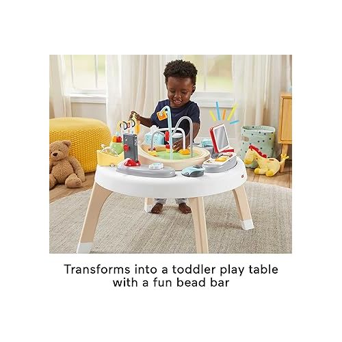 피셔프라이스 Fisher-Price Baby to Toddler Learning Toy 2-in-1 Like a Boss Activity Center and Play Table with Lights Music and Sounds