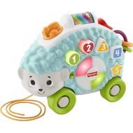 Fisher-Price Linkimals Learning Toy Happy Shapes Hedgehog Pull Along with Interactive Music and Lights for Baby and Toddler