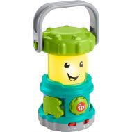 Fisher-Price Laugh & Learn Baby Learning Toy, Camping Fun Lantern, Pretend Camping Gear with Lights & Music for Ages 6+ Months