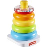 Fisher-Price Baby Stacking Toy Rock-A-Stack, Roly-Poly Base with 5 Colorful Rings for Ages 6+ Months