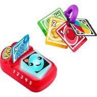 Fisher-Price Laugh & Learn Baby & Toddler Toy Counting and Colors UNO with Educational Music & Lights for Ages 6+ Months