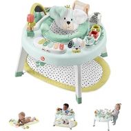 Fisher-Price Baby to Toddler Toy 3-in-1 SnugaPuppy Activity Center and Play Table with Lights Sounds and Developmental Activities