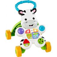 Fisher-Price Baby Learning Toy Learn with Me Zebra Walker with Music Lights and Fine Motor Activities for Ages 6+ Months