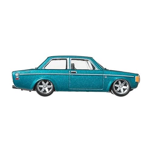 피셔프라이스 Hot Wheels Car Culture Circuit Legends Vehicles for 3 Kids Years Old & Up, 74 Volvo 142 Gl, Premium Collection of Car Culture 1:64 Scale Vehicles