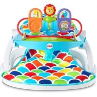 Fisher-Price Portable Baby Chair, Deluxe Sit-Me-Up Floor Seat with Removable Toys and Snack Tray, Happy Hills