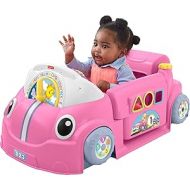 Fisher-Price Baby Learning Toy Laugh & Learn Crawl Around Car Activity Center with Smart Stages for Infants Ages 6+ Months, Pink (Amazon Exclusive)