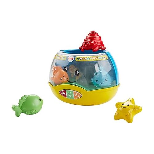 피셔프라이스 Fisher-Price Baby & Toddler Toy Laugh & Learn Magical Lights Fishbowl with Smart Stages Learning Content for Infants Ages 6+ Months