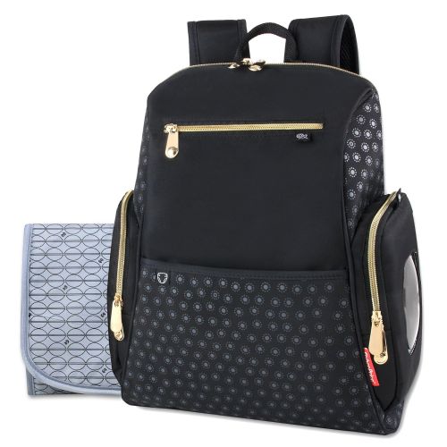 피셔프라이스 Fisher-Price Fashion Diaper Backpack with Fastfinder Pocket System