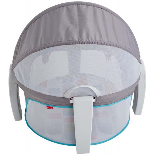 피셔프라이스 Fisher-Price On-The-Go Baby Dome, Gray and White