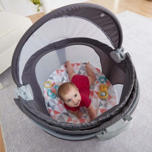 피셔프라이스 Fisher-Price On-The-Go Baby Dome, Gray and White