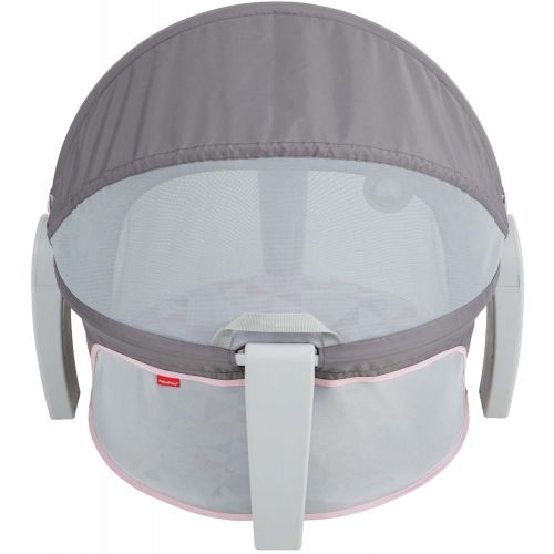 피셔프라이스 Fisher-Price On-The-Go Baby Dome, Gray and White