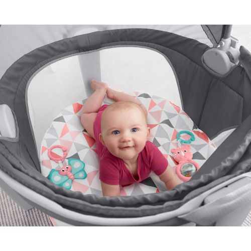 피셔프라이스 Fisher-Price On-The-Go Baby Dome, Gray and White