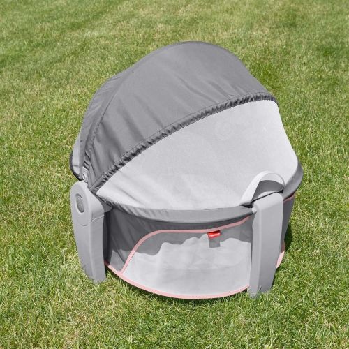 피셔프라이스 Fisher-Price On-The-Go Baby Dome, Gray and White