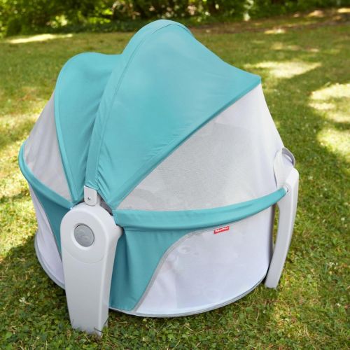 피셔프라이스 Fisher-Price On-The-Go Baby Dome, Gray and White