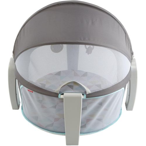 피셔프라이스 Fisher-Price On-The-Go Baby Dome, Gray and White