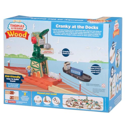 피셔프라이스 Fisher-Price Thomas & Friends Wood, Cranky At the Docks