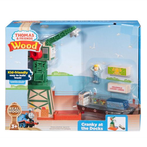 피셔프라이스 Fisher-Price Thomas & Friends Wood, Cranky At the Docks