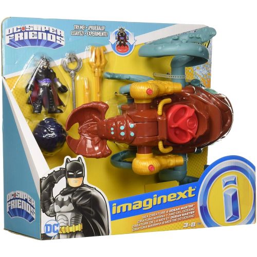 피셔프라이스 Fisher-Price Imaginext DC Super Friends Aquaman, Sea Creature & Ocean Master