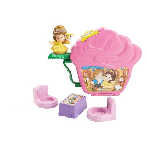 피셔프라이스 Fisher-Price Little People Disney Princess, Belles Fold n Go Rose