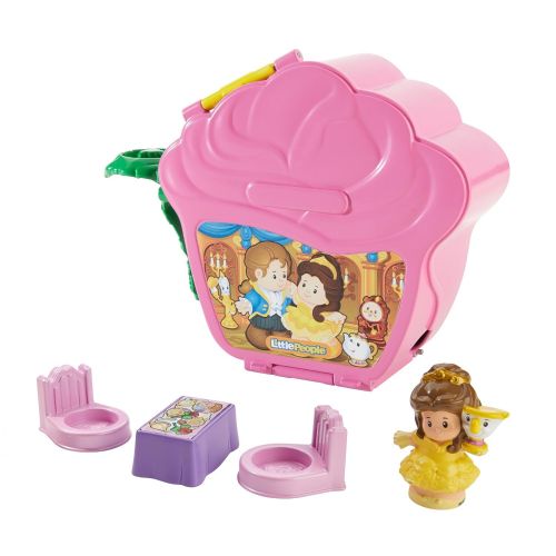 피셔프라이스 Fisher-Price Little People Disney Princess, Belles Fold n Go Rose