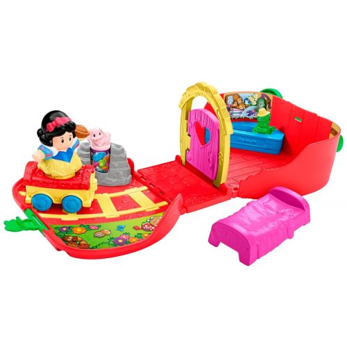 피셔프라이스 Fisher-Price Little People Disney Princess, Snow Whites Fold n Go Apple