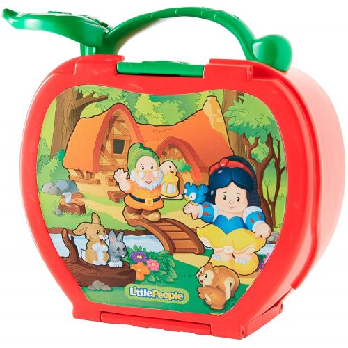 피셔프라이스 Fisher-Price Little People Disney Princess, Snow Whites Fold n Go Apple