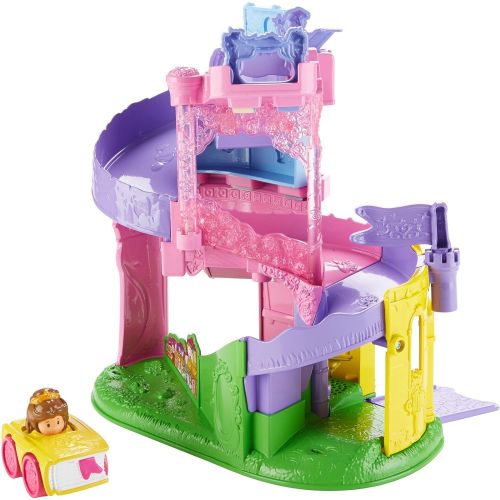 피셔프라이스 Fisher-Price Little People Disney Princess, Wheelies Playset Doll