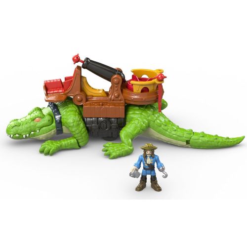 피셔프라이스 Fisher-Price Imaginext Walking Croc & Pirate Hook