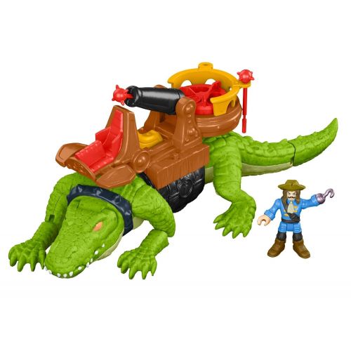 피셔프라이스 Fisher-Price Imaginext Walking Croc & Pirate Hook