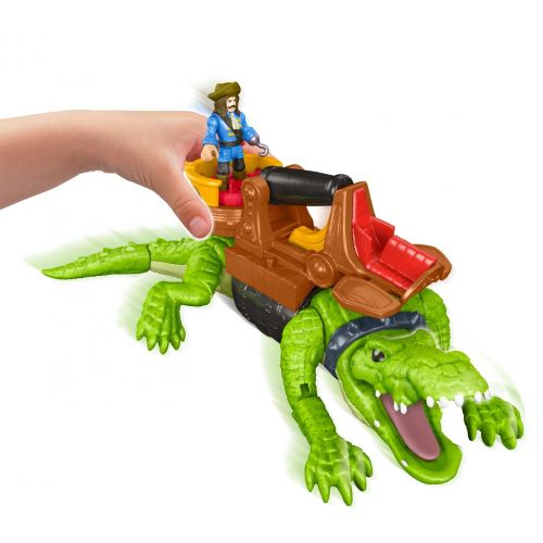 피셔프라이스 Fisher-Price Imaginext Walking Croc & Pirate Hook