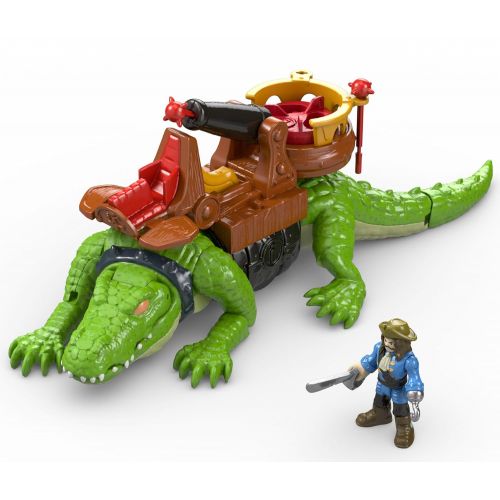 피셔프라이스 Fisher-Price Imaginext Walking Croc & Pirate Hook