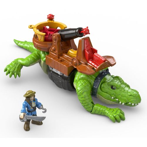 피셔프라이스 Fisher-Price Imaginext Walking Croc & Pirate Hook