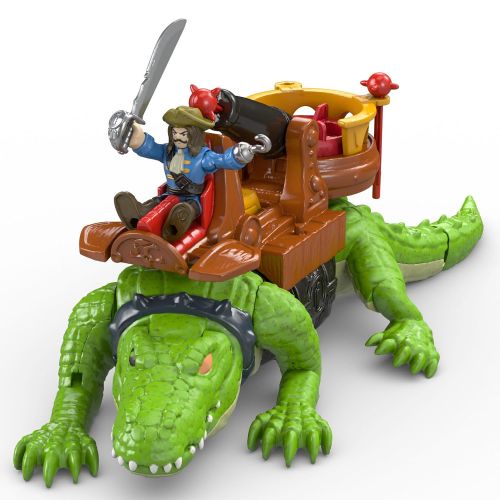 피셔프라이스 Fisher-Price Imaginext Walking Croc & Pirate Hook